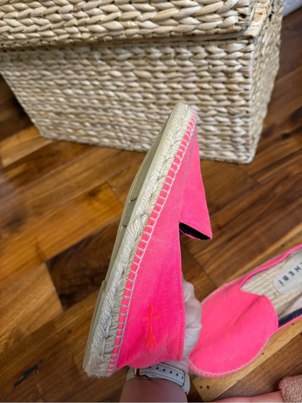 Women’s Casual Slip-On MANEBI (made in Spain) Espadrilles in Hot Pink